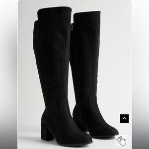 Torrid Block Heel Stretch Over the Knee Boots Wide Width NEVER WORN!